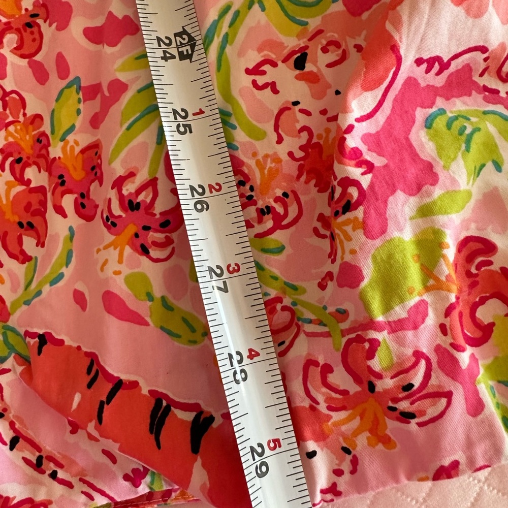 Lilly Pulitzer Ferra Strapless Dress Call Me Kitty Cat Size 8 - Picture 9 of 13